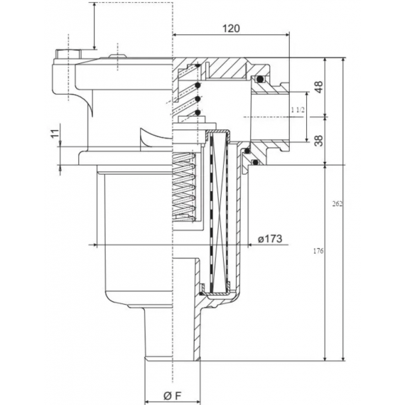 Фильтр сливной FTC-5-10