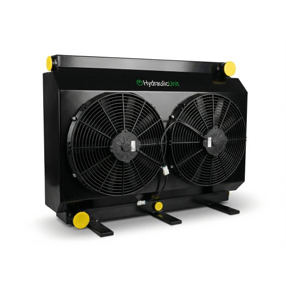 Маслоохладитель воздушный MOX-10K 320 л/мин 98 кВт 24В с предохранительным клапаном